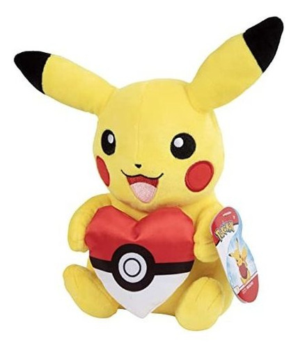 Pokémon Pikachu 8  Felpa Con Bola De Poke Del Corazón Ljr79