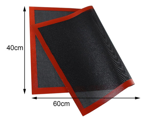 Alfombrilla Para Hornear Ahuecada, Alfombrilla 60x40cm A
