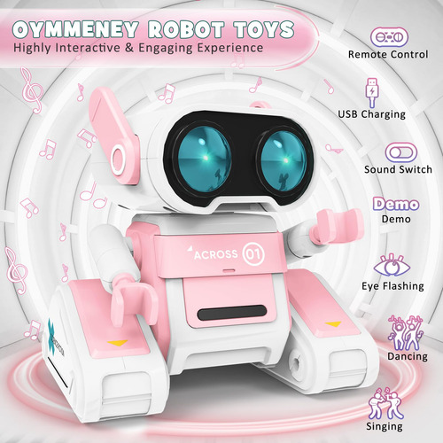 Juguetes Robot Recargables Con Control Remoto Y Música Para
