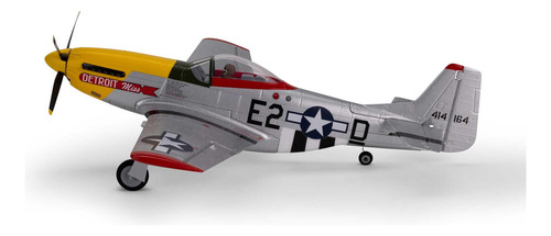 Avião Rc E-flite Umx P-51d Detroit Miss Bnf Basic