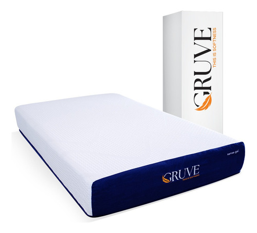 Gruve Sleep Colchón Sense Gel Individual Color Blanco Blanco