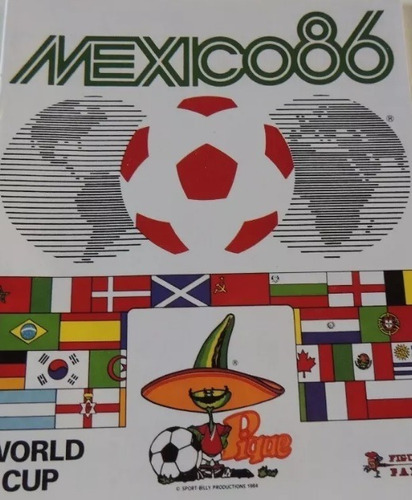 Album Mundial Mexico 86 Panini Impreso