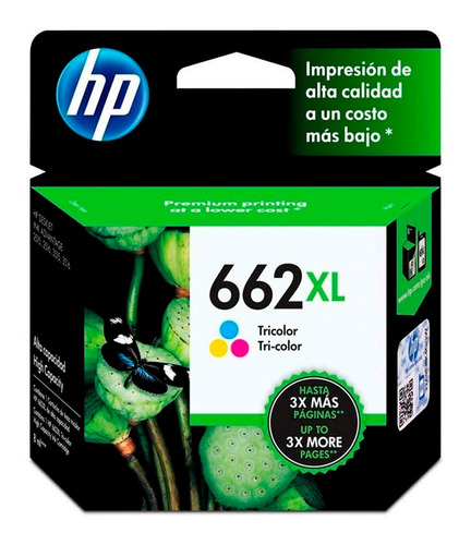 Cartucho Hp 662xl Para 2515 3515 2545 4645 Color Vencido Fac