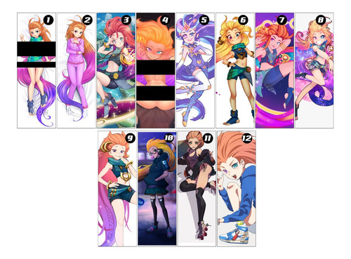 Dakimakura League Of Legends2 Lados + Relleno 65x1.90