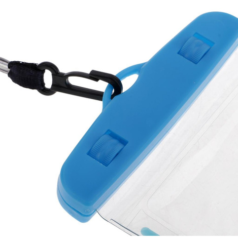 3 Bolsa Móvil Impermeable Universal Para Teléfono Azul