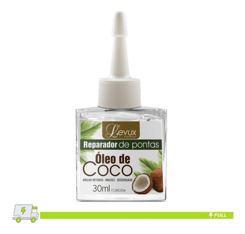 Reparador De Pontas Óleo De Coco Brilho Sedosidade 30ml