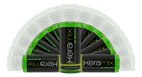 Combo Crecepelo Keramix Shampoo + Mascarilla + Ampolla