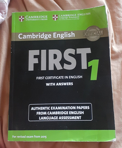 Cambridge English First 1 (usado)