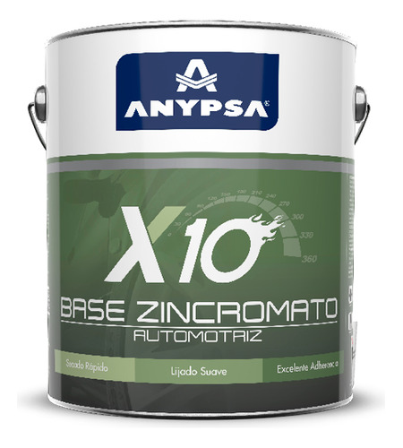 Base Zincromato Automotriz X10 Anypsa 1gl