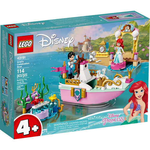 Lego Disney Princess 43191 Barco De Celebración De Ariel