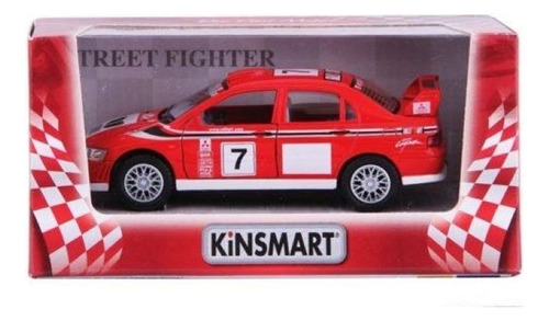 Mitsubishi Lancer Evo Wrc Escala 1:36 Kinsmart Rojo