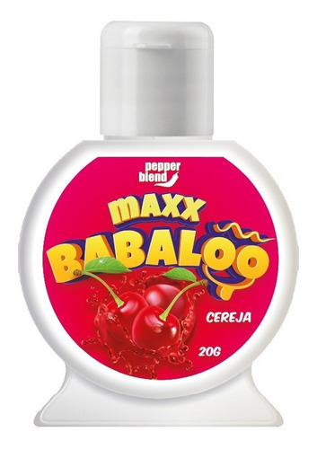 Gel Comestível Maxx Babaloo Cereja Preliminares 20g