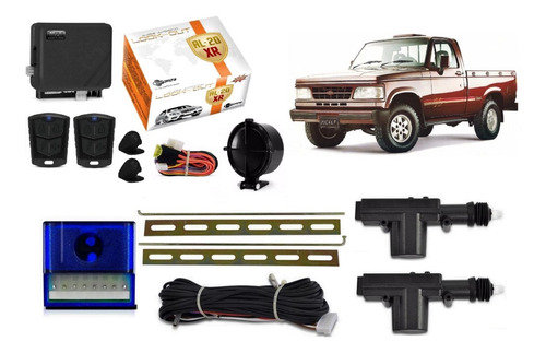 Kit Trava Eletrica + Alarme A10 Bonanza D20 2 Portas