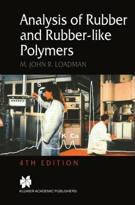 Libro Analysis Of Rubber And Rubber-like Polymers - Willi...