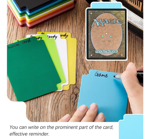 250 Divisores De Cartas Multicolores, Separadores De Tarjeta