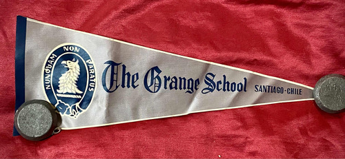 Banderín The Grange School Santiago Chile Escudo (Usado)