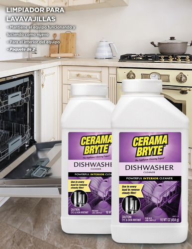 Limpiador Para Lavavajillas - Cerama Bryte - 2 Pack