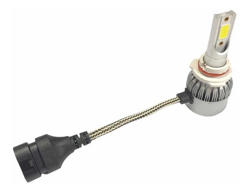 1x Foco Led Cob Chips 9006 Hb4 C6 Repuesto Luz Xenón 6000k