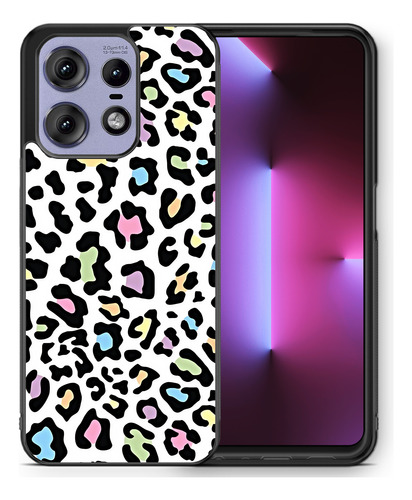 Funda Para Motorola Animal Print Estampado De Leopardo Color