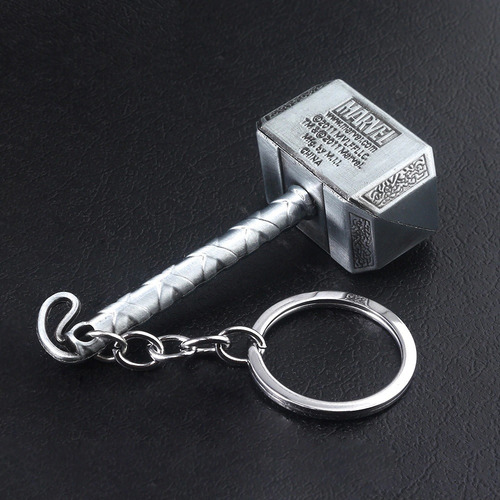 Llavero Avengers De Coleccion Martillo De Thor Metal Regalo