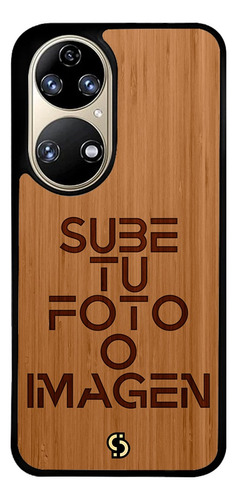 Funda Para Huawei De Madera De Bambú Personalizada