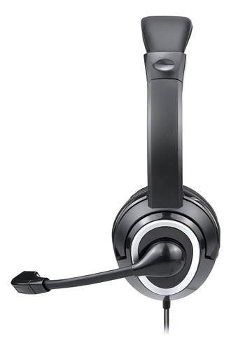 Headset Com Fio Hf600 Usb 240cm Preto Multilaser Ph427