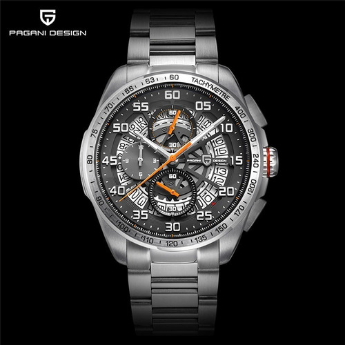 Relógio Masculino Pagani Design Date Aço Inoxidável 316l