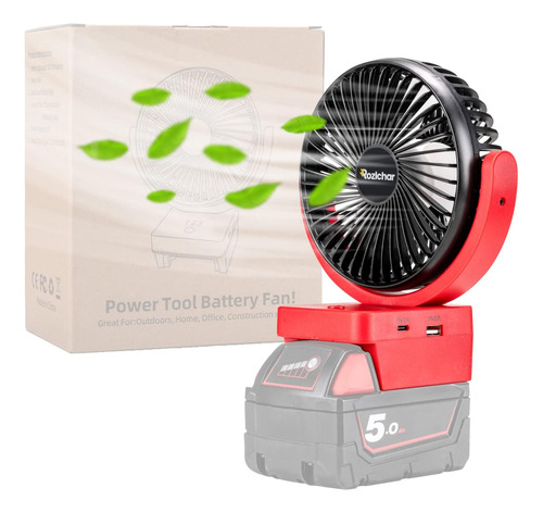 Ventilador Inalámbrico Portátil Para Batería Milwaukee M18 D