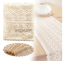 Comprar Caminos De Mesa Bordados Encaje Mantel Decorativo Con Borlas