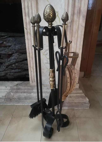 Juego De Accesorios Para Chimenea (70 Cm De Alto)