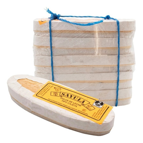 Cajeta Sayula Lugo Paquete De Madera Mini 200g Leche De Vaca