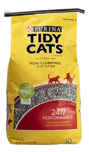 Arena Para Gato Super Absorbente Tidy Cats  4.54 Kg