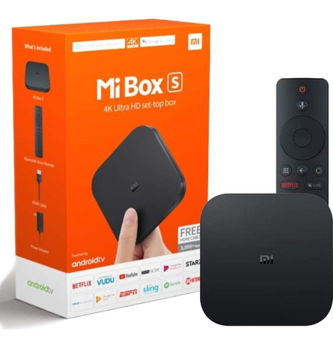 Tv Box Xiaomi Mi Box S Netflix Amazon Prime Disney + Otec