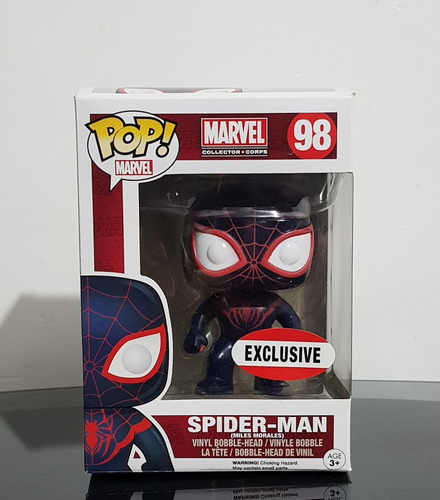 Funko Pop Spiderman #98 Miles Morales Exclusive C/ Protector