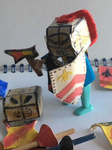 Playmobil - Set De Armaduras Y Accesorios Artesanales A Mano (Usado)