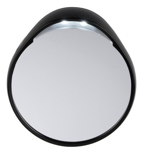 Espejo Iluminado Con Aumento De 10x Tweezerman Color Del Marco Negro
