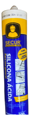 Silicona Acida Acetica Transparente 300 Ml X 12 Unidades 