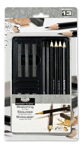 Lata Pequena Grafite Graphite Sketching Art Set Royal & L