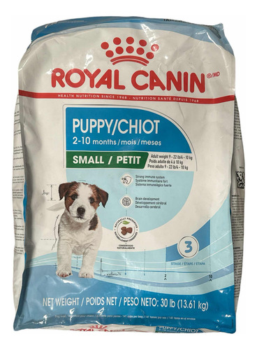 Royal Canin small petit puppy 2 a 10 meses 13.61kg etapa 3