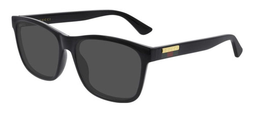 Óculos De Sol Gucci Masculino Quadrado Preto Gg0746s 002 57