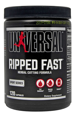 Ripped Fast De Universal Nutrition 120 Cápsulas