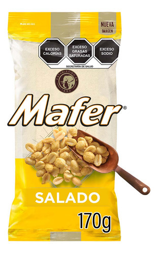 Cacahuate Frito Salado Mafer 170g