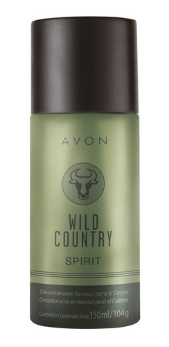 Desodorante En Aerosol Masculino Corporal Avon Wild Country