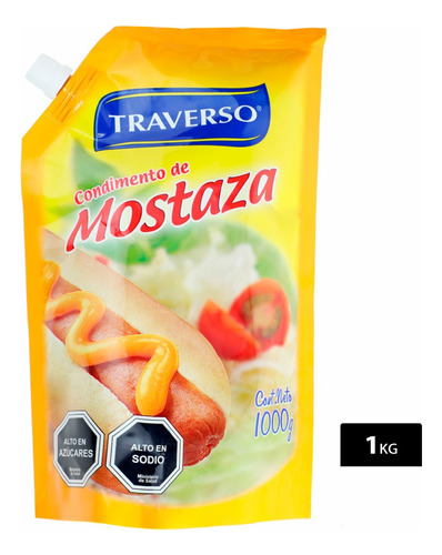 Mostaza Traverso Doy Pack 1 Kg