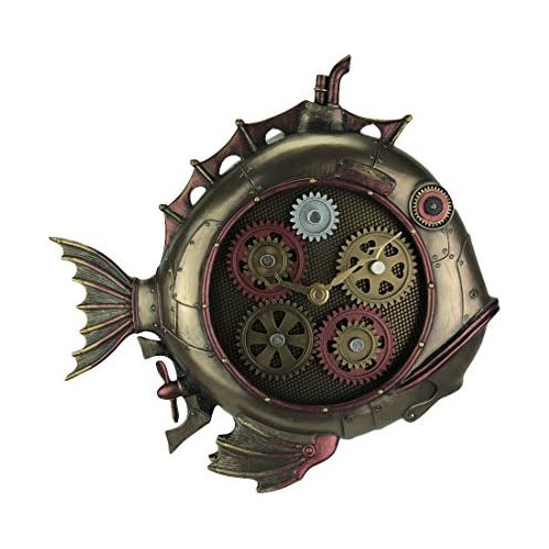 Reloj De Pared Submarino Steampunk Deep Sea Dweller De ...