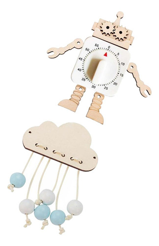 2x Tablero Ocupado Montessori, Accesorios De Bricolaje,