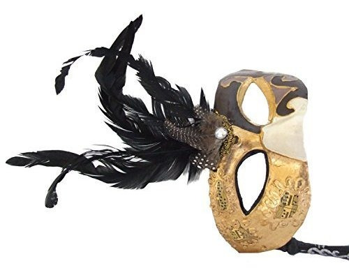 Venetian Wand Mask Halloween Mardi Gras New Orleans Prom Par