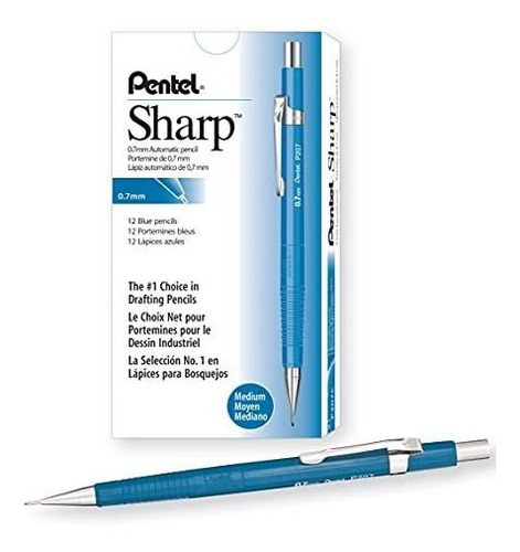 Lápiz Automático Pentel Sharp, 0,7 Mm De Tamaño De Plomo, Ba