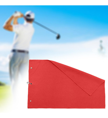 Toalla De Golf Toalla Para Palos De Golf Con Rojo