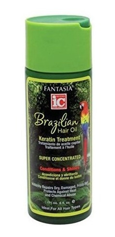 Suero Brasileño De Aceite Para El Cabello Fantasia, 6 Onzas